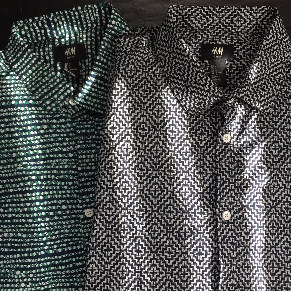 Two H&M Men's Shirts
